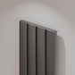 Step Vertical Aluminium Radiator - 1800mm Tall - Various Colours + Sizes