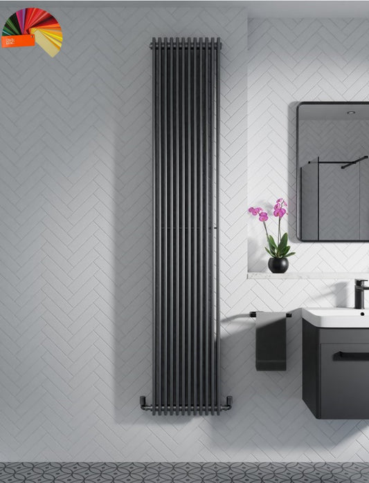 Kalora Vertical Single Radiator - Various Sizes - Bespoke Colours