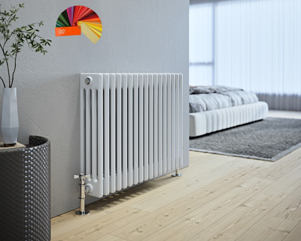 Kolom Horizontal Four Column Radiator - Various Sizes - Bespoke Colour ...