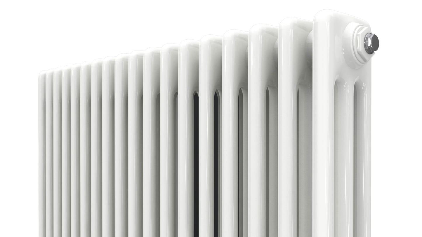 Kolom Horizontal Three Column Radiator - Various Sizes - White
