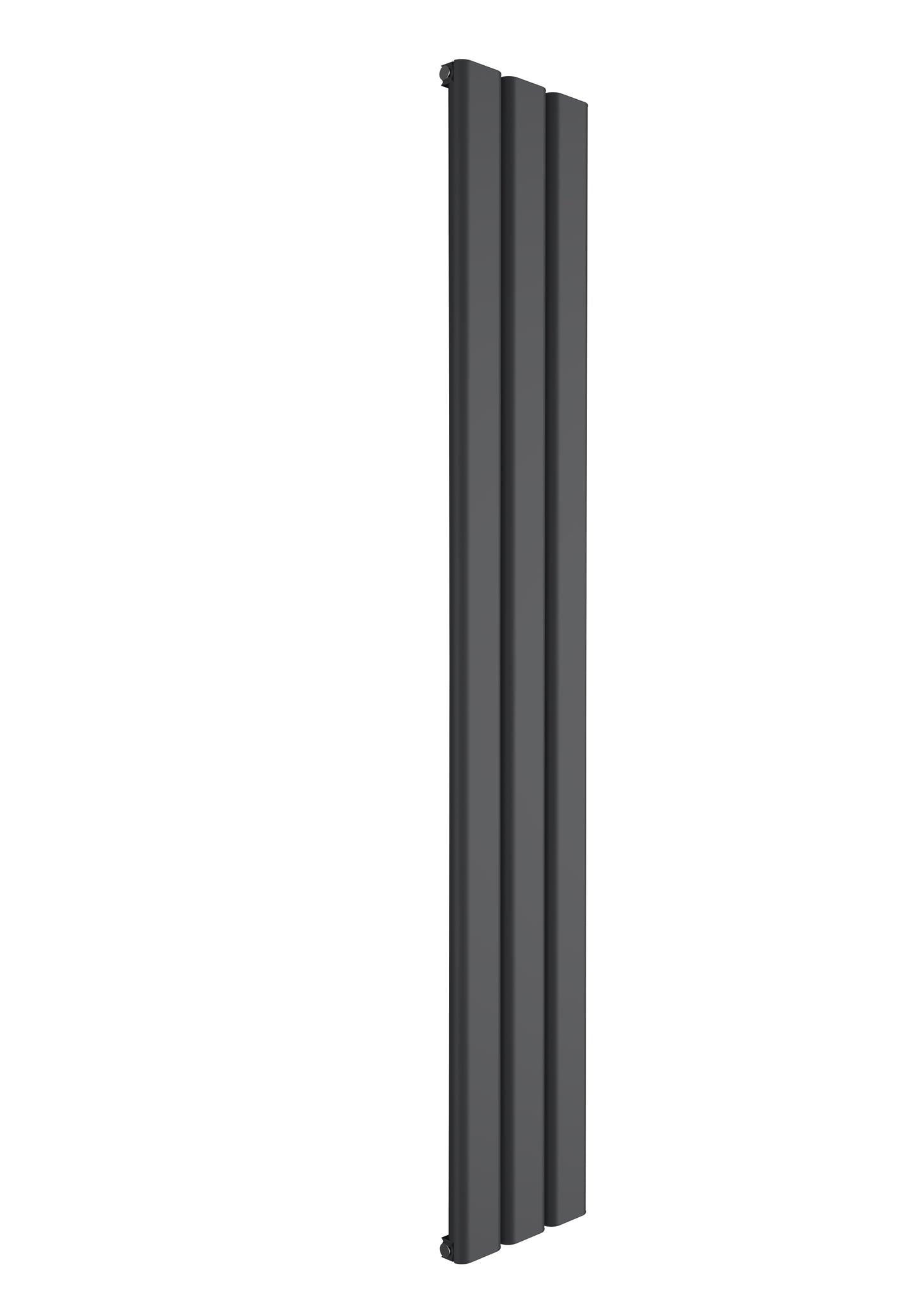 Vicari Vertical Single Aluminium Radiator - 1800mm Tall - Anthracite - Various Sizes