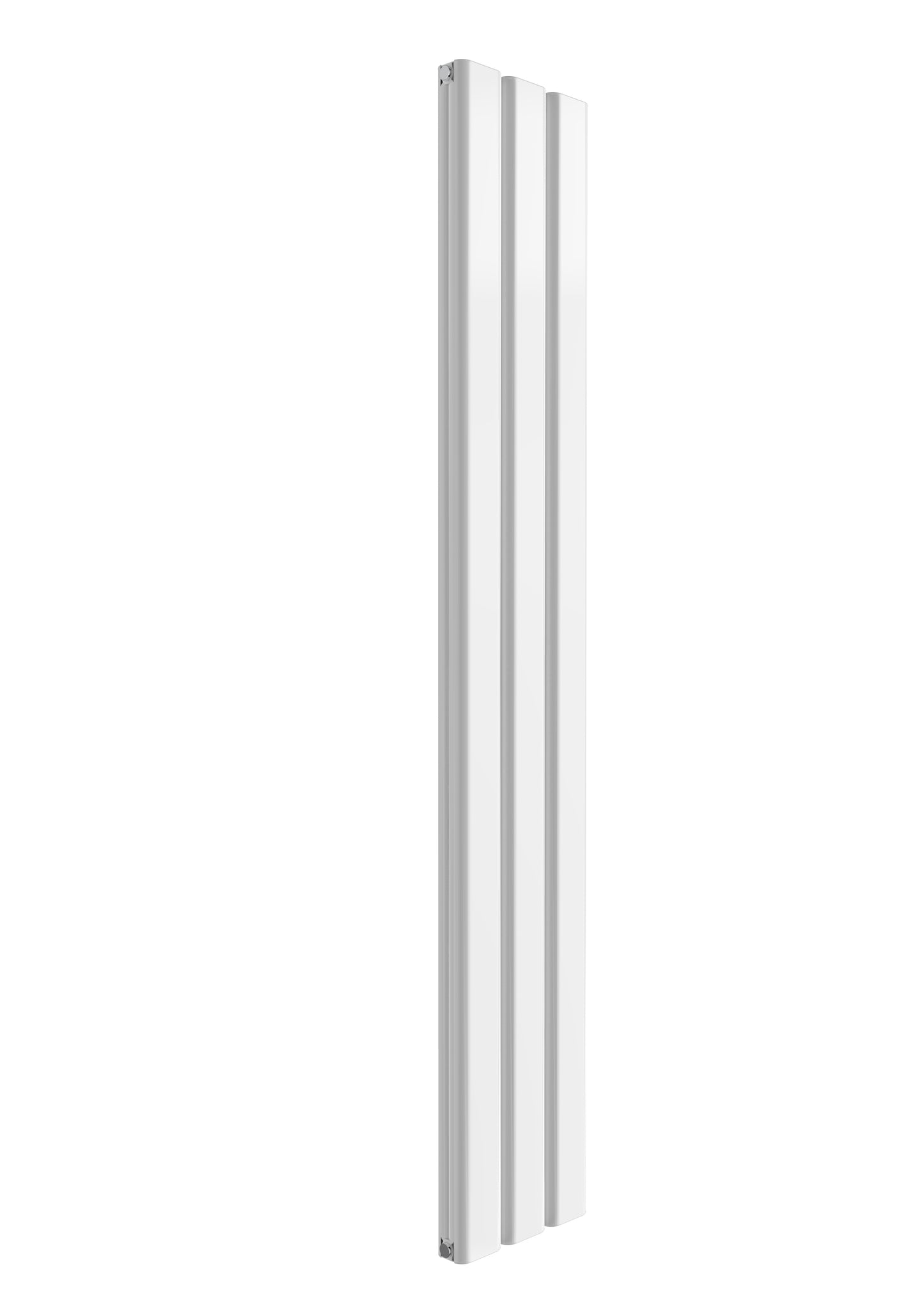 Vicari Vertical Double Aluminium Radiator - 1800mm Tall - White - Various Sizes