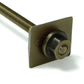 Luxury Cast Iron Radiator Wall Stay -Old English Brass