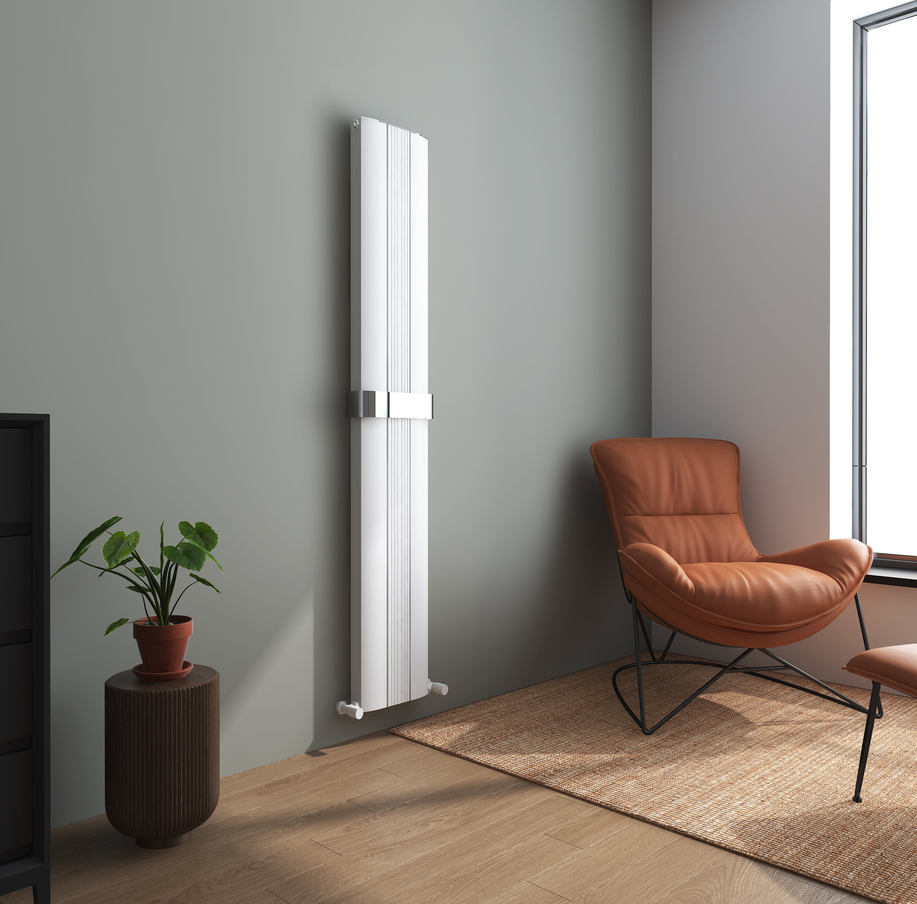 Towel Hanger to Suit Raiden Vertical Radiator - Chrome – The Radiator Shop