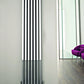 Zara Vertical Column Radiator - 1800mm Tall - Various Sizes- Chrome