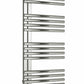Adora Dual Fuel Heated Towel Rail - Various Sizes - Polished Stainless Steel