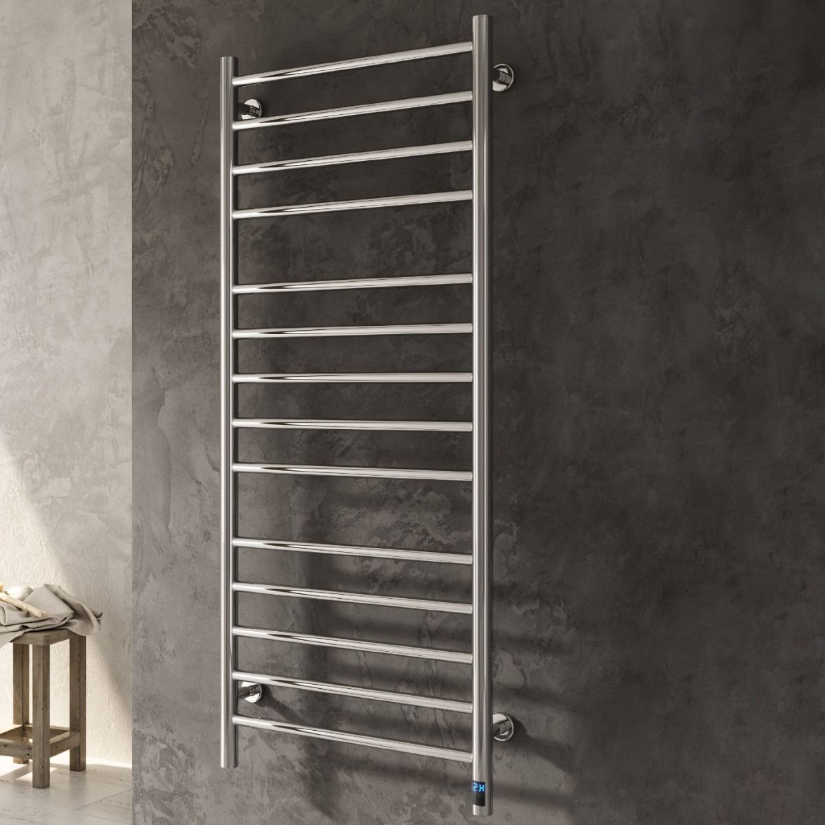 Arnage Electric Stainless Steel Heated Towel Rail - Various Colours
