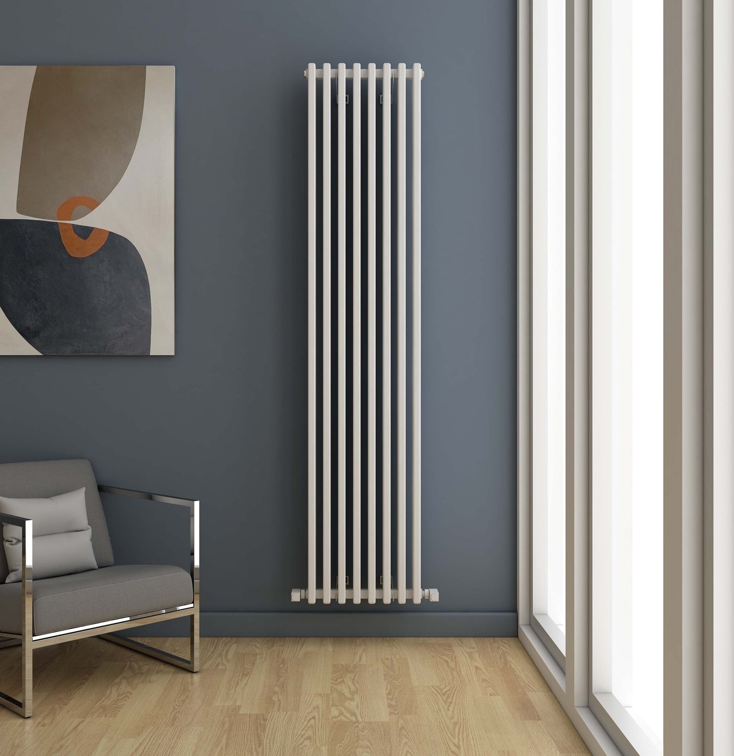 Artos Vertical Aluminium Column Radiator - 1800mm Tall - Various Colours + Sizes