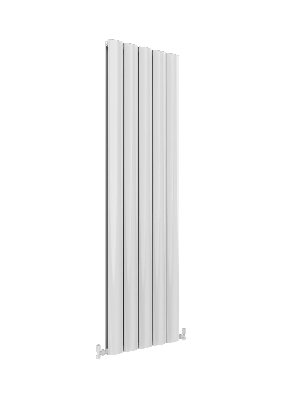 Belva Vertical Double Aluminium Radiator - 1800mm Tall - White - Various Sizes