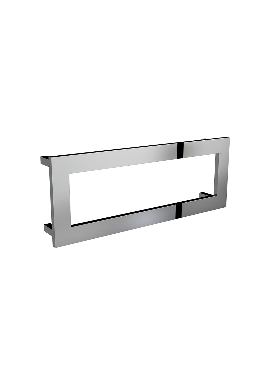 Bivano Stainless Steel Heated Towel Rail - 300mm x 800mm - Polished Stainless Steel