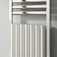 Burton Electric Aluminium Heated Towel Rail Radiator - 1180mm x 485mm - White/Chrome