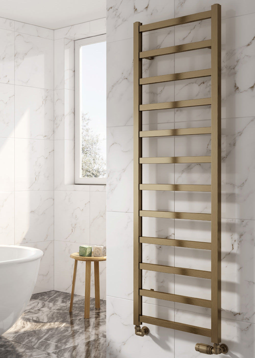 Bronze discount bathroom radiator