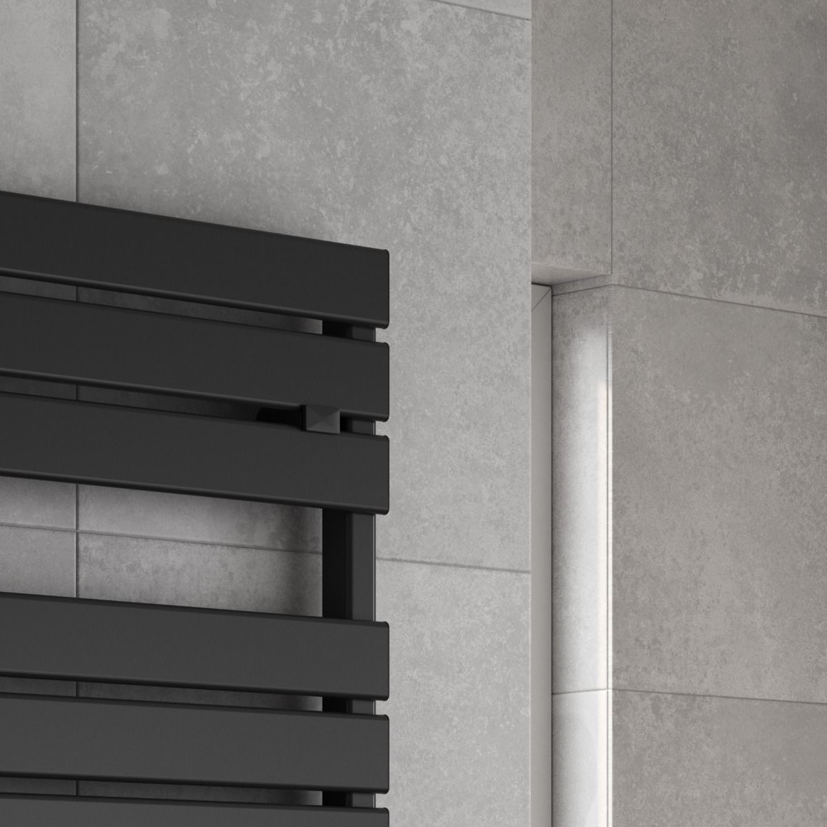 Gia Electric Aluminium Towel Rail - Various Colours + Sizes