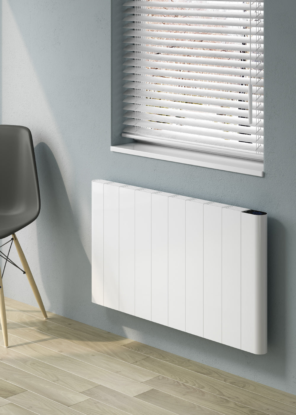 Maia Electric Aluminium Radiator - Various Sizes - White