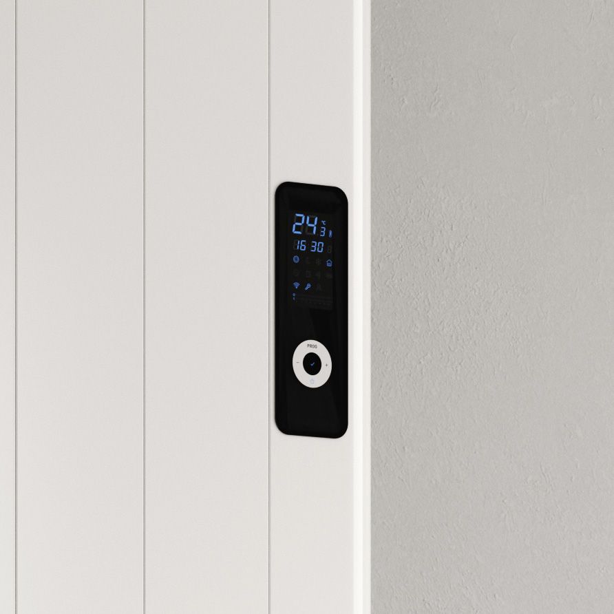 Maia Vertical Electric Aluminium Radiator - Various Sizes - White