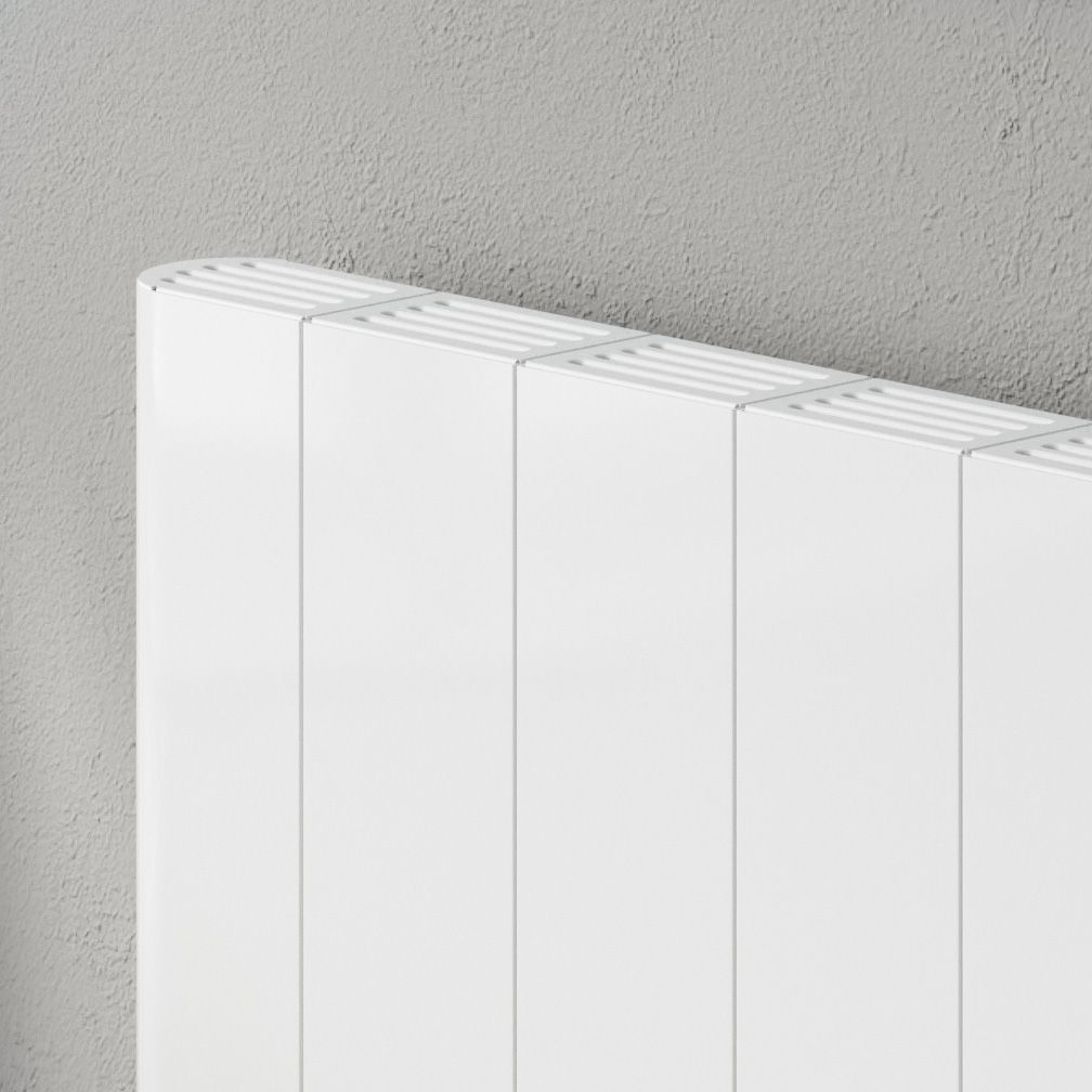 Maia Vertical Electric Aluminium Radiator - Various Sizes - White