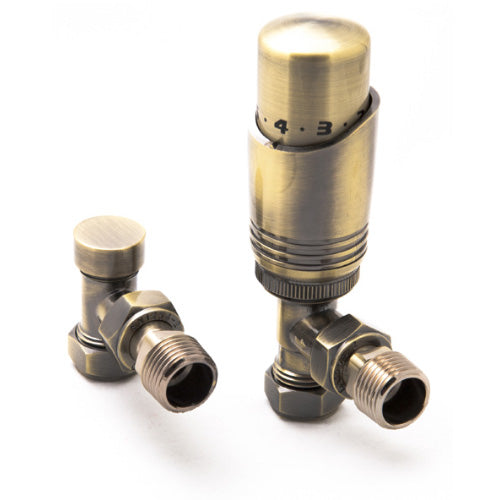 Modine Radiator Valves Modal Thermostatic Radiator Valve - Angled - Bronze – The Radiator Shop