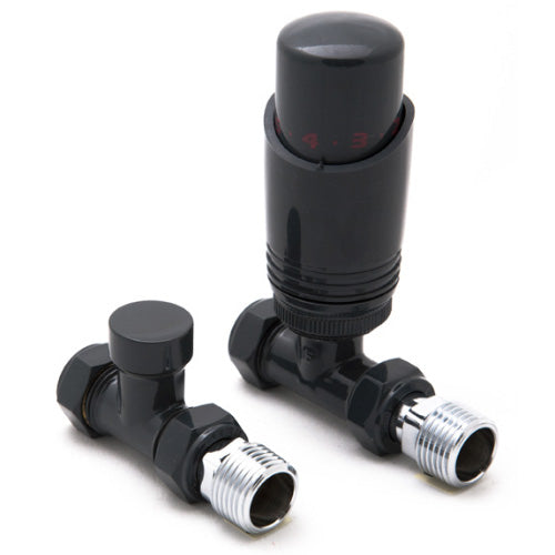 Sticky Radiator Valve Classic Thermostatic Radiator Valve - Straight - Anthracite – The ...