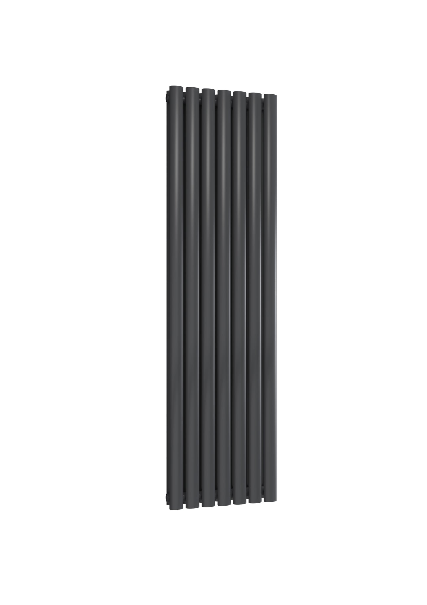 Ovale Vertical Double Column Radiator - Various Sizes - Anthracite