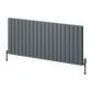 Piatto Horizontal Double Aluminium Radiator - Anthracite - Various Sizes