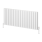 Piatto Horizontal Double Aluminium Radiator - White - Various Sizes