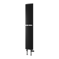 Picoli Vertical Aluminium Radiator - Black - Various Sizes