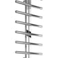 Pizzo Stainless Steel Heated Towel Rail - 1000mm x 600mm - Polished Stainless Steel