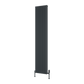 Albano Vertical Aluminium Radiator - Anthracite - Various Sizes