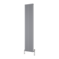Albano Vertical Aluminium Radiator - Silver- Various Sizes