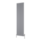 Albano Vertical Aluminium Radiator - Silver- Various Sizes