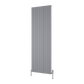 Albano Vertical Aluminium Radiator - Silver- Various Sizes
