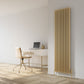 Albano Vertical Aluminium Radiator - Brass - Various Sizes
