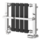 Ashen Mild Steel Towel Rail - Black - Various Sizes