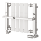 Ashen Mild Steel Towel Rail - White - Various Sizes