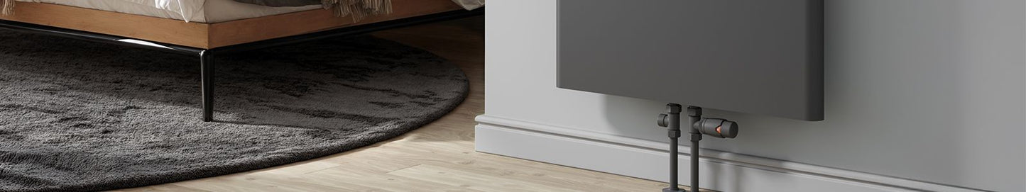 Borda Vertical Flat Panel Radiator - Anthracite - Various Sizes