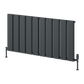 Caldaro Horizontal Aluminium Radiator - Anthracite - Various Sizes