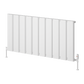 Caldaro Horizontal Aluminium Radiator - White - Various Sizes