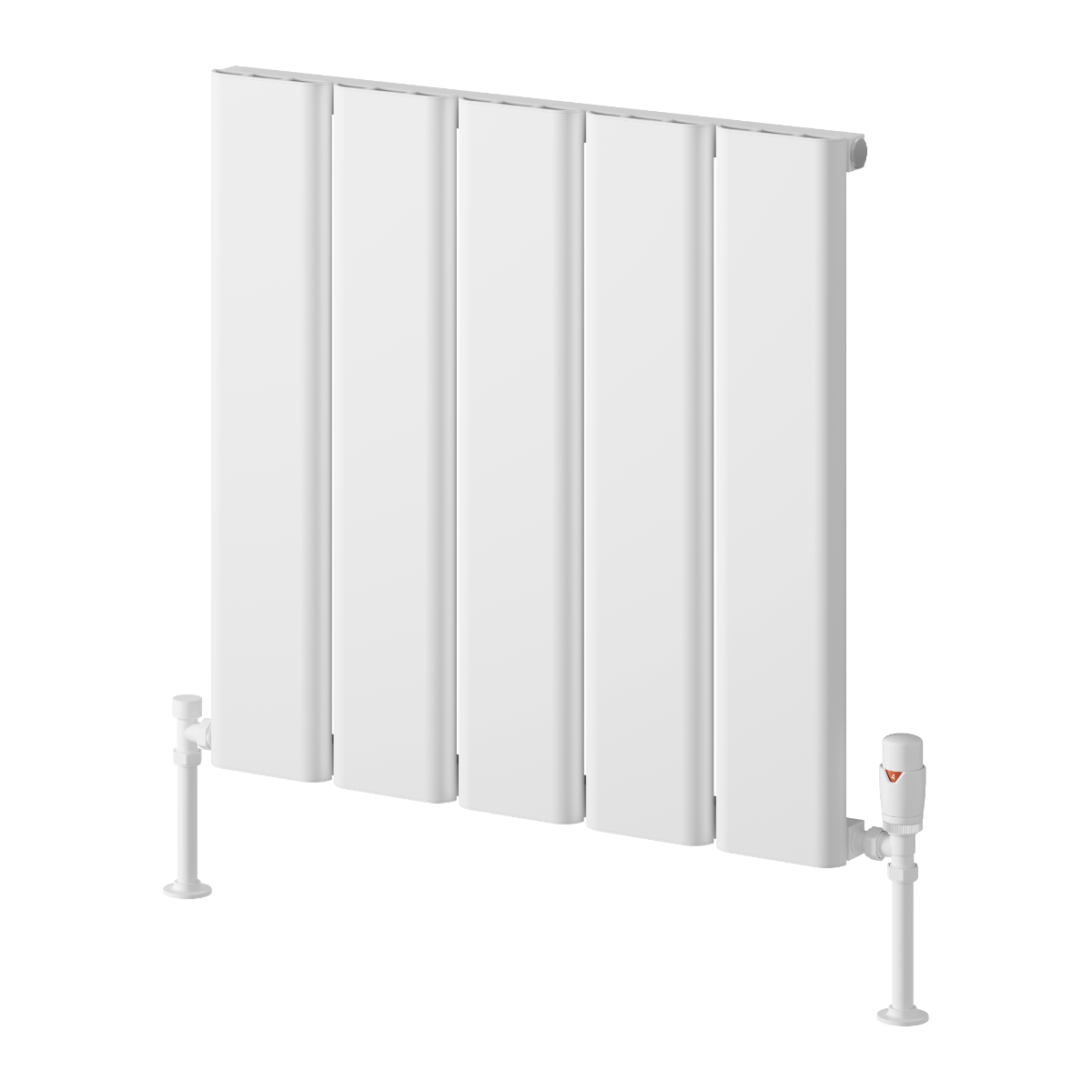 Caldaro Horizontal Aluminium Radiator - White - Various Sizes