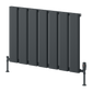 Caldaro Horizontal Aluminium Radiator - Anthracite - Various Sizes