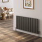 Caldaro Horizontal Aluminium Radiator - Anthracite - Various Sizes