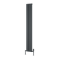 Caldaro Vertical Aluminium Radiator - Anthracite - Various Sizes