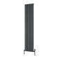 Caldaro Vertical Aluminium Radiator - Anthracite - Various Sizes
