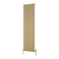 Caldaro Vertical Aluminium Radiator - Brushed Brass - Various Sizes