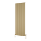 Caldaro Vertical Aluminium Radiator - Brushed Brass - Various Sizes