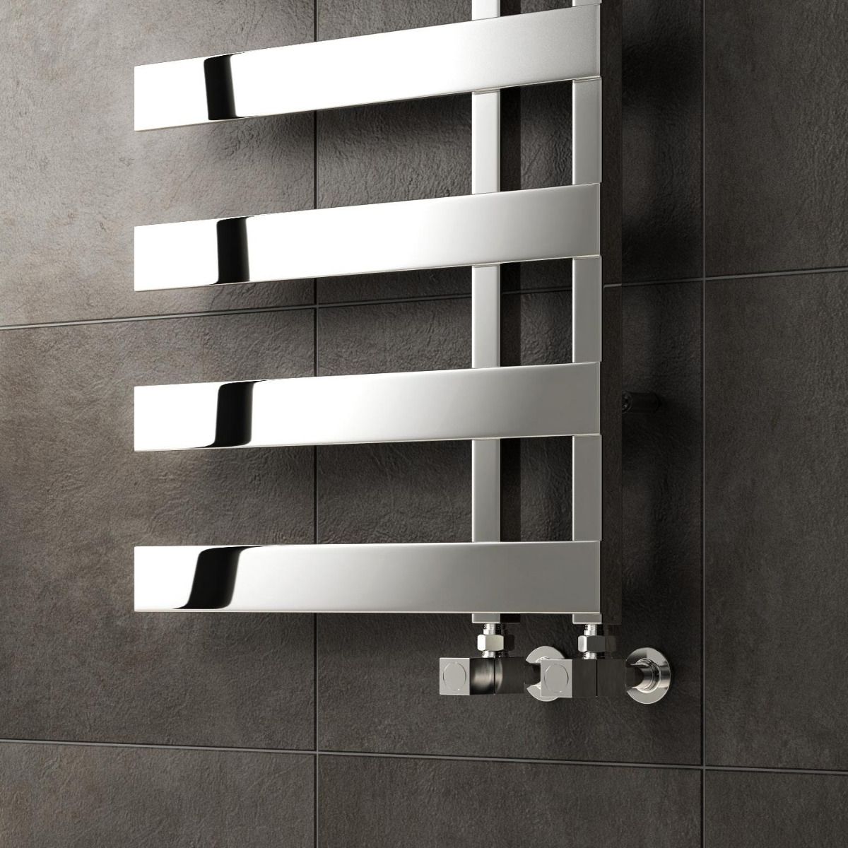 Capelli Stainless Steel Heated Towel Rail Radiator - Various Sizes - Polished Stainless Steel
