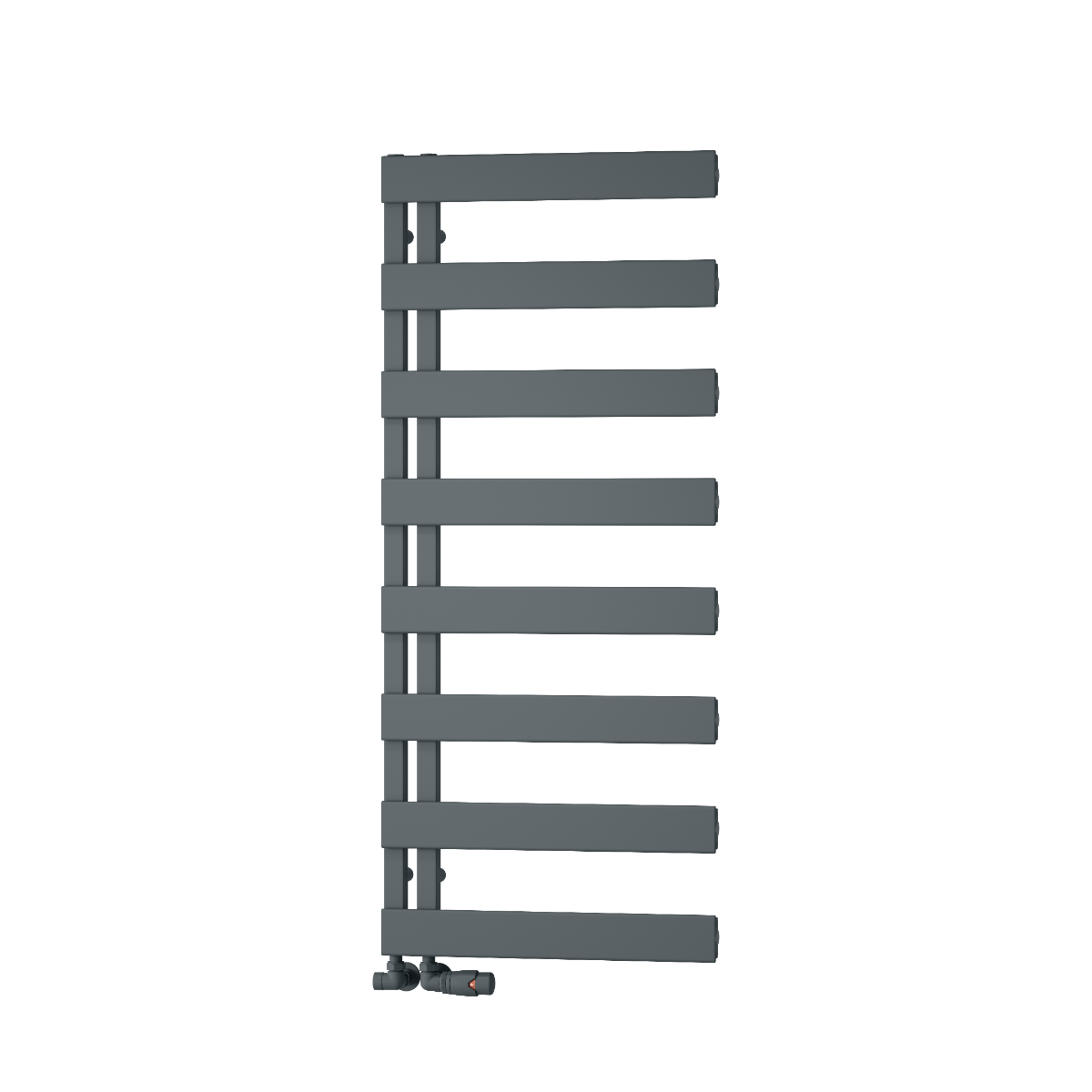 Carpena Aluminium Towel Rail - Anthracite - Various Sizes