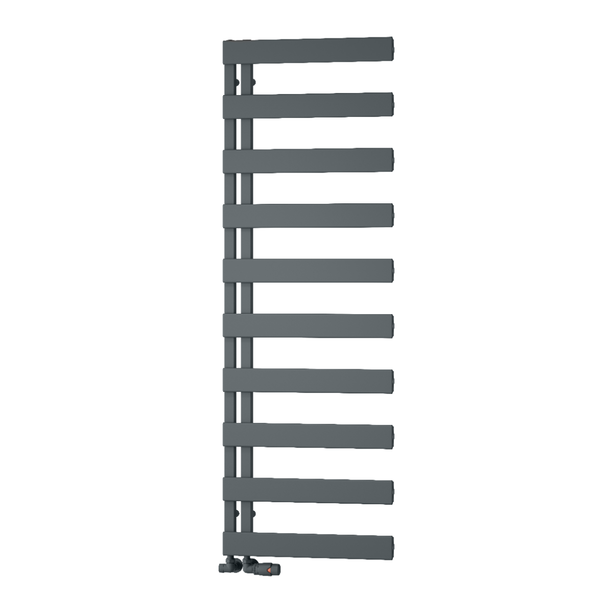 Carpena Aluminium Towel Rail - Anthracite - Various Sizes