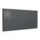 Casina Horizontal Double Aluminium Radiator - Anthracite - Various Sizes