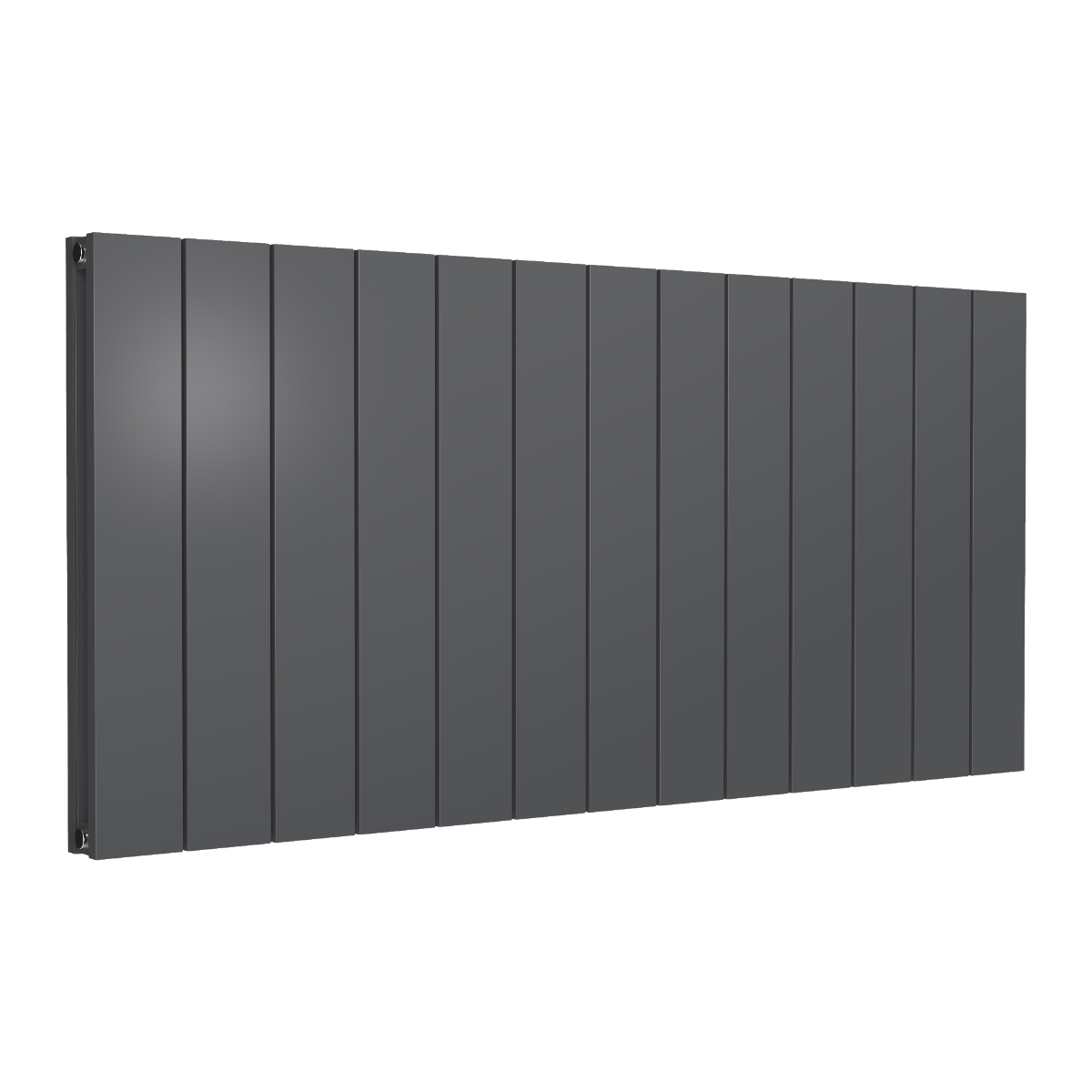 Casina Horizontal Double Aluminium Radiator - Anthracite - Various Sizes