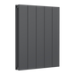 Casina Horizontal Double Aluminium Radiator - Anthracite - Various Sizes